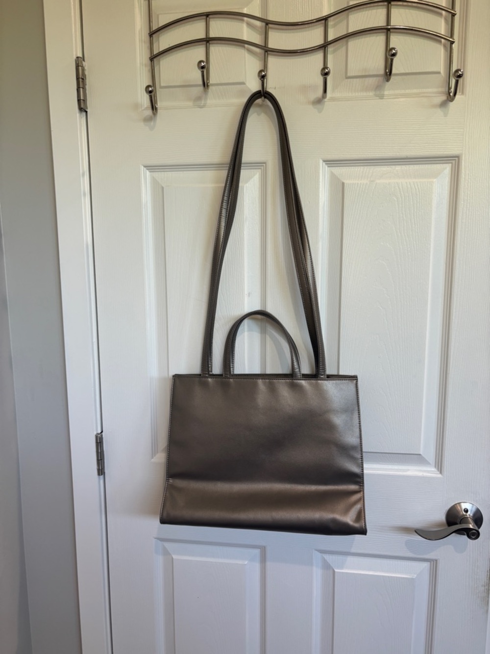 Telfar Medium Shopping Bag | Bronze - Picture 6 of 9